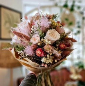 Bouquets de fleurs séchées